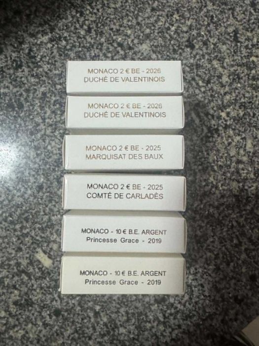 Moedas coleção (tudo novo, vários preços)