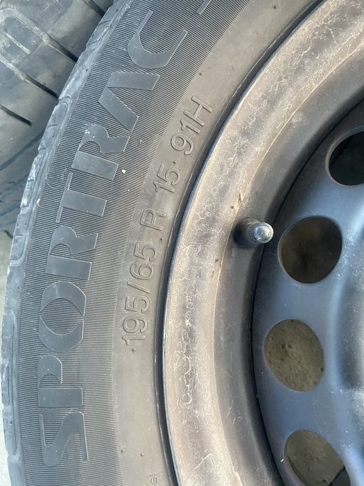 Літні шини на дисках з ковпаками r 15 Volkswagen