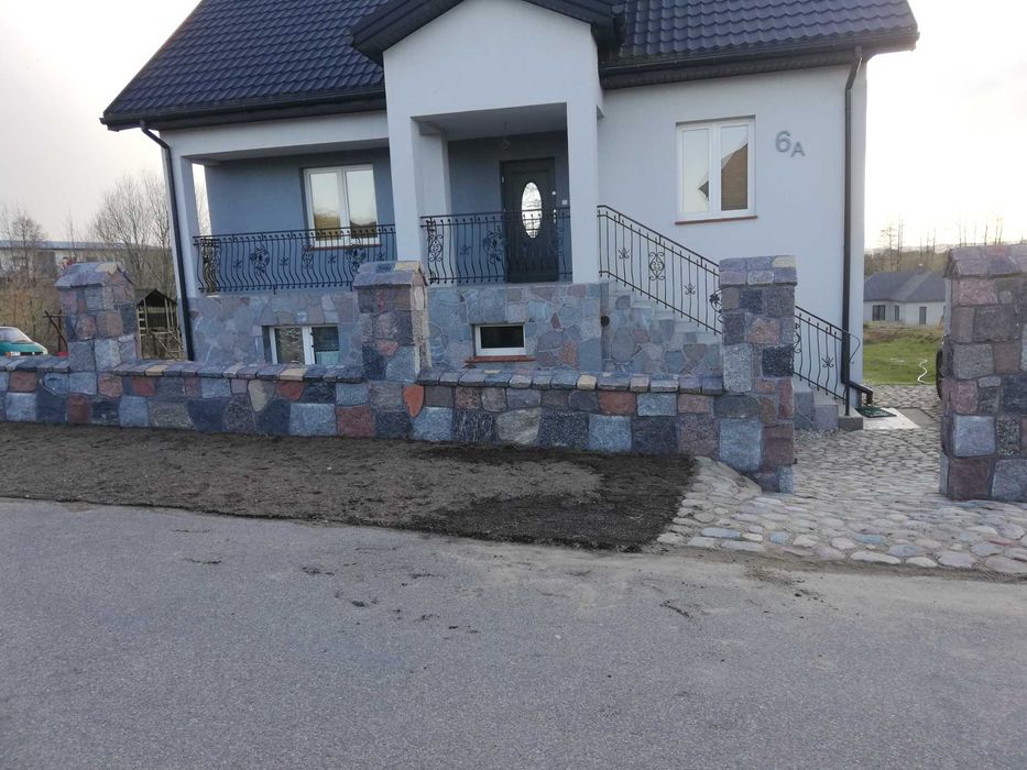 Ogrodzenia z kamienia polnego