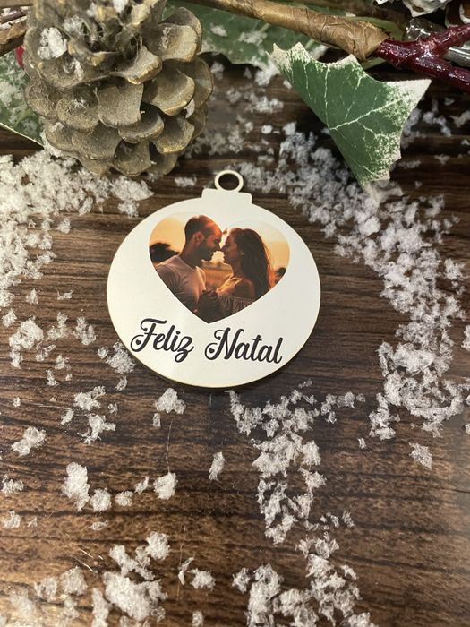 Bolas de natal personalizadas a cores