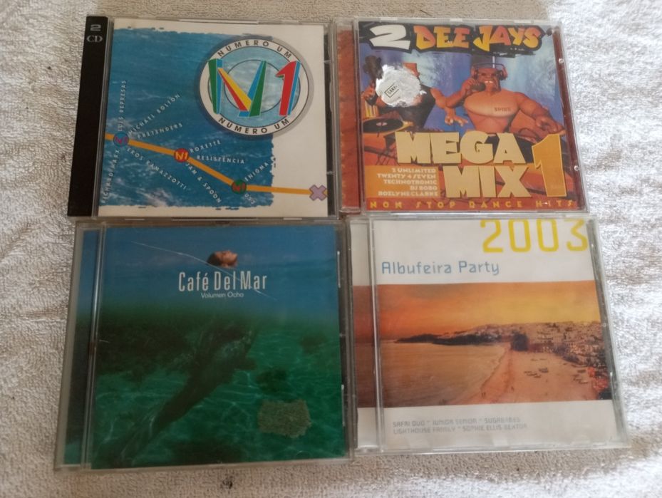 CDs pop musica portuguesa e brasileira e mix