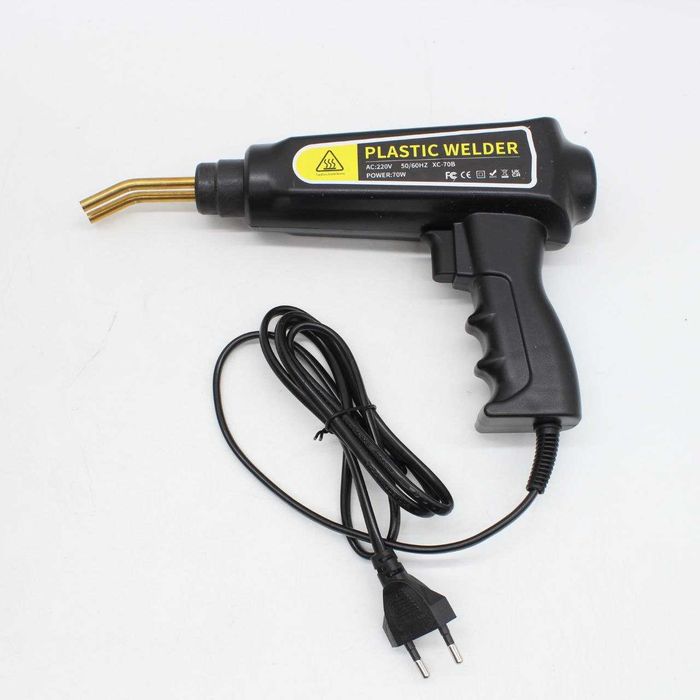 Паяльник для пластику 70Вт 220V +200 скоб для ремонту бамперів