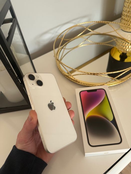 IPhone 14 128 GB Biały Starlight jak Nowy !