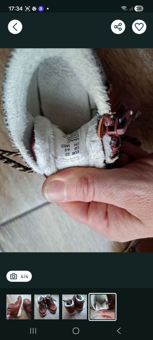 Buty ocieplane 23