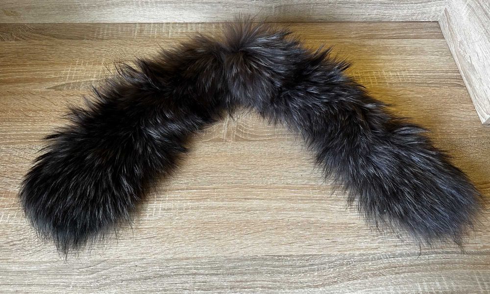 Комір натуральне хутро єнот