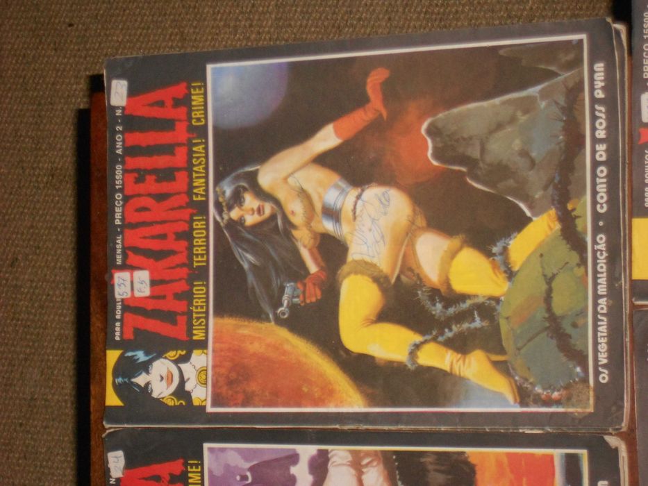 Revistas antigas Zakarella Vampirella Anos 70
