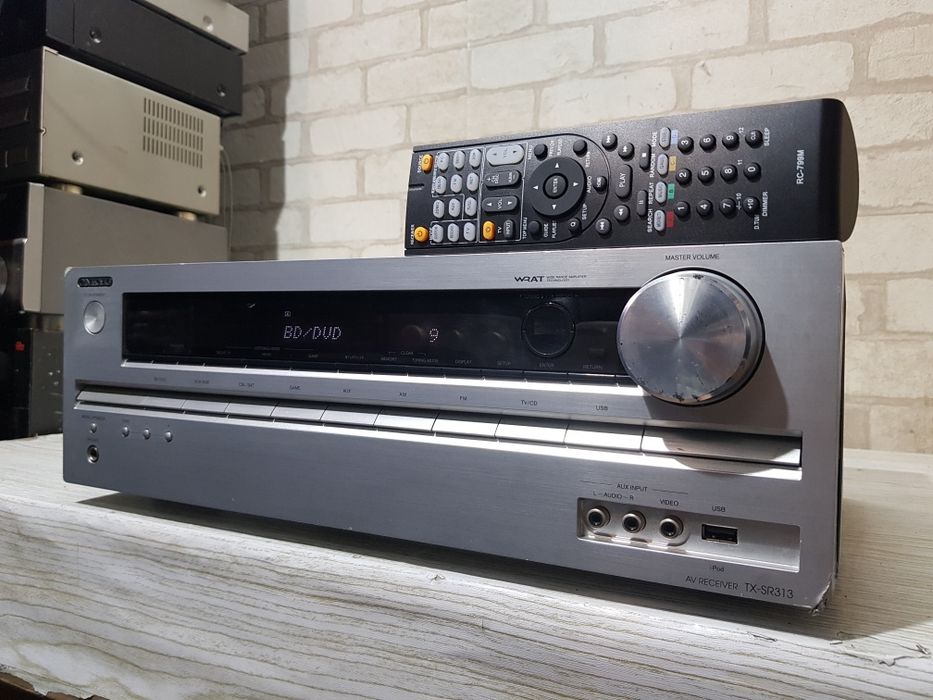 Пульт!5.1АV ресивер Onkyo TX-SR313 +1 5*100Вт HDMI, USB, 3D