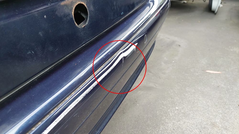 Pára-choques trás MERCEDES-BENZ CLK (C208)