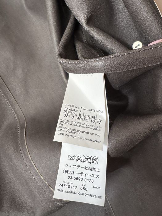 Max mara пальто шкіра