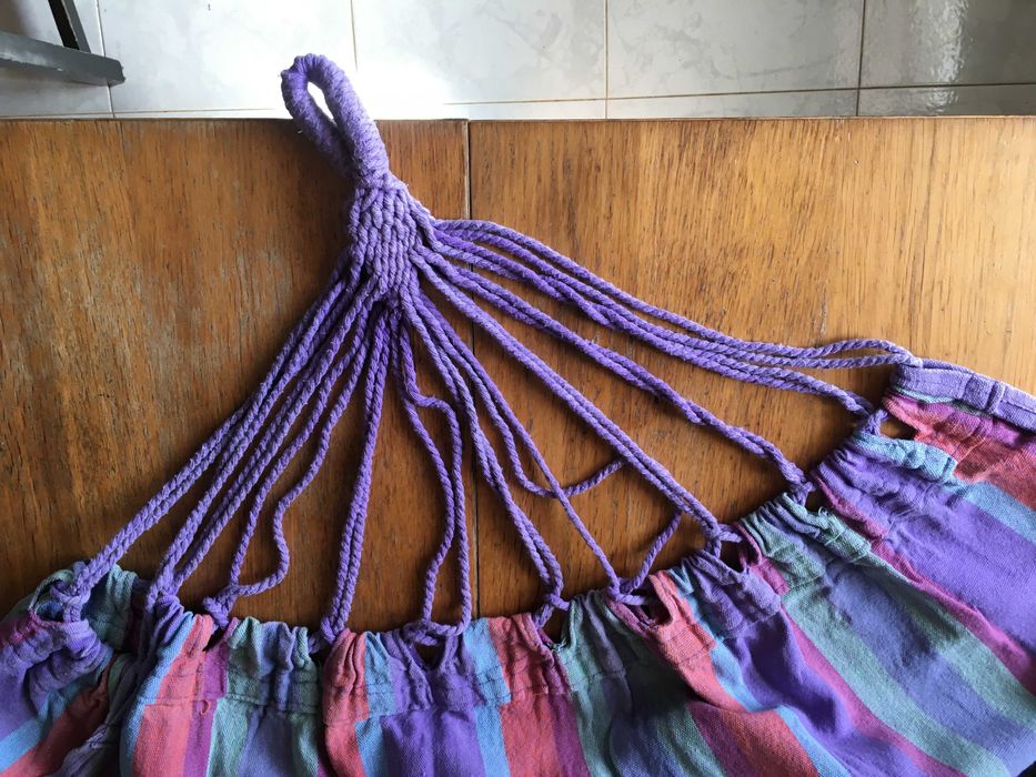 Cama de rede em tecido (sem cordas)