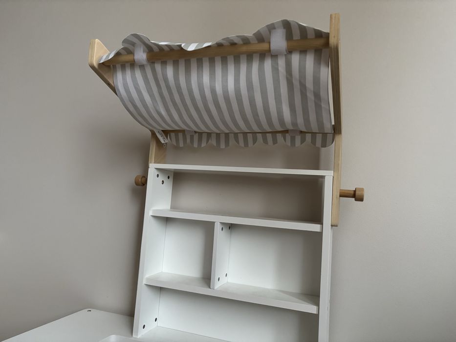 Drewniany sklep supermarket dla dzieci z markizą Fresh Small Foot