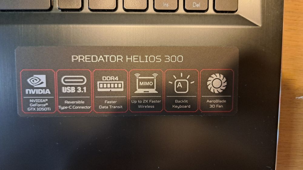 Laptop Gamingowy Acer Predator Helios 300