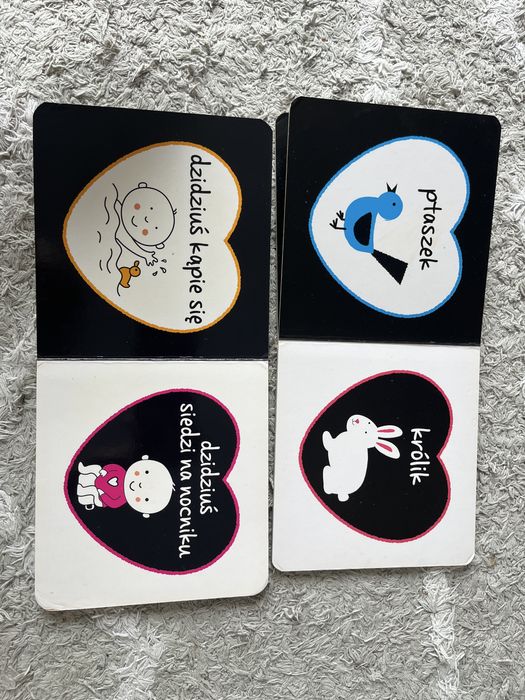 Książeczki kontrastowe 6+