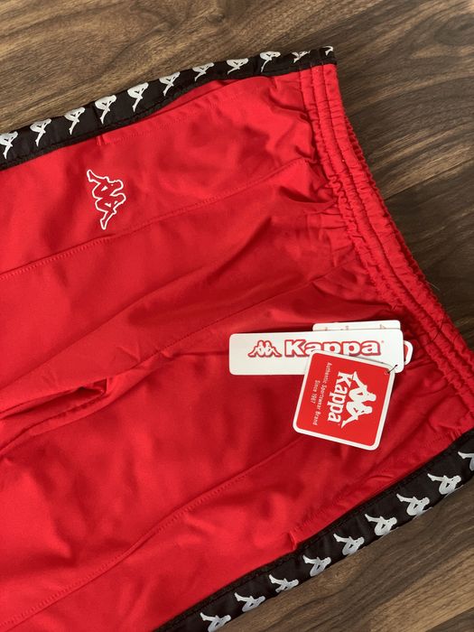 czerwone dresy KAPPA rozpinane