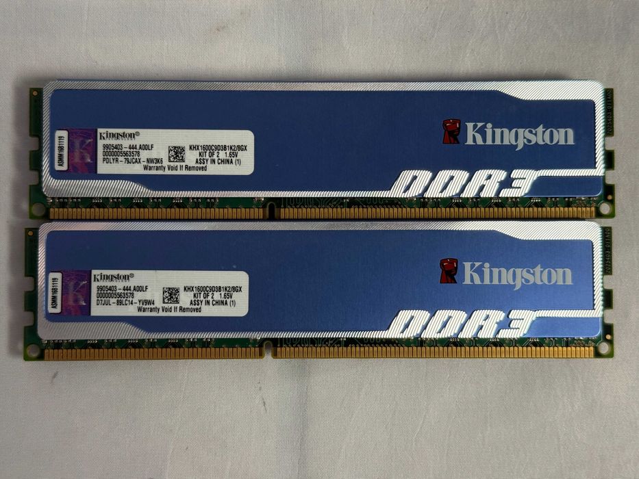 Pamięć RAM HyperX Blu DDR3 2x4GB 8GB 1600MHz