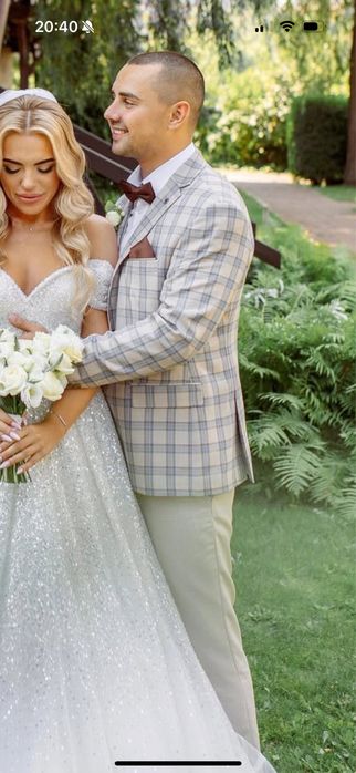 Чоловічий костюм. Трійка. Весільний костюм