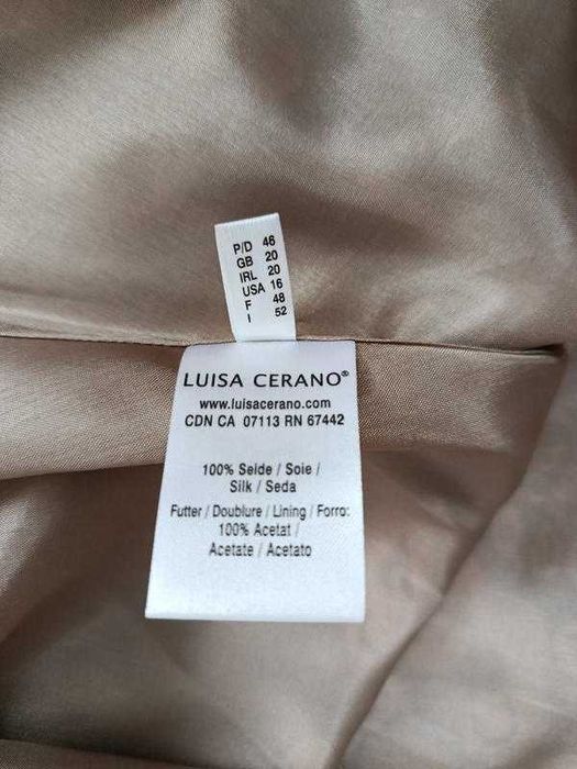 Luisa Cerano спідниця міні 100% натуральний шовк як нова 46/52