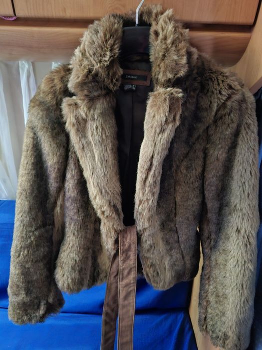 Casaco de pêlo sintético