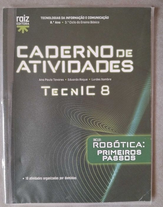 Caderno de atividades 8º FQ, TIC, CN, ING