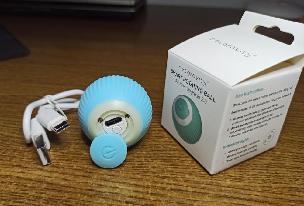 Смарт м'ячик, іграшка для котів, Petgravity Ver2.0