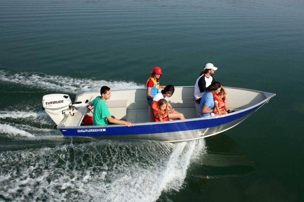 Łódź Wiosłowa Motorowa Aluminiowa Marine 450U I 4,45 x 1,67 m I 116 KG