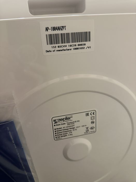 Zepter очищувач повітря. Іонізація.Ціна в магазині 45000 грн.