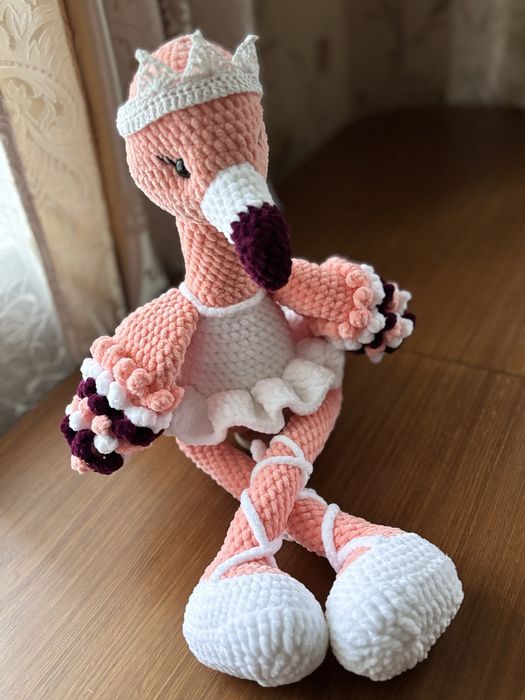 Вязаные игрушки. Балерина Фло