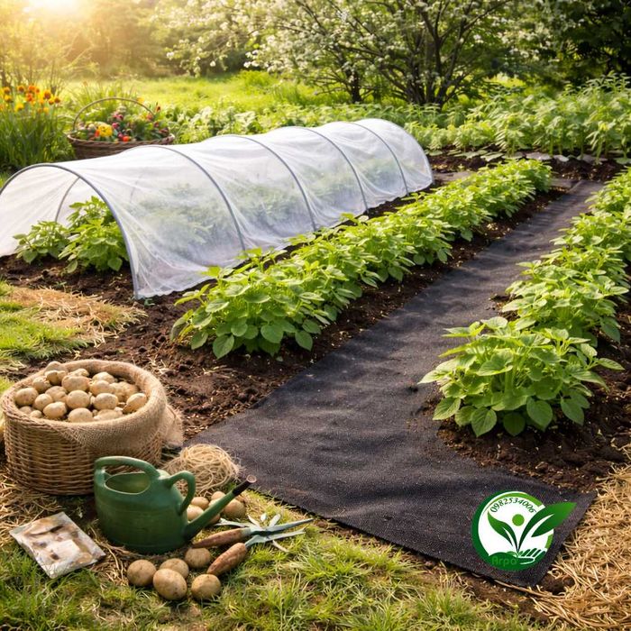 Купити агроволокно для захисту рослин від морозу, заморозків, бур'янів