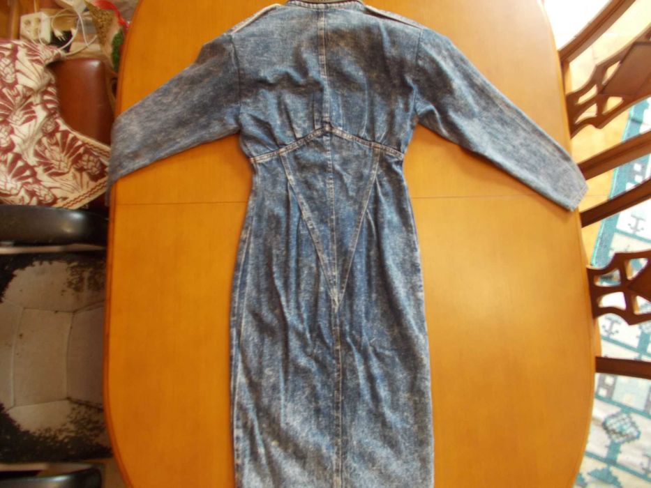 vestido de ganga tamanho 32 marca spindrift kawaii