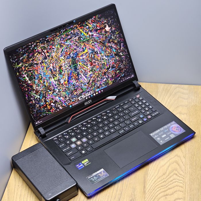 MSI Raider GE78 HX, 17", i9-13980HX, RTX 4090 16GB 175W, 32GB RAM DDR5, SSD 1TB, 2.5K 240Hz, JAK NOWY, tylko Warszawa