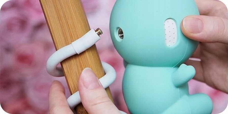 Niania elektroniczna z monitorem kamerą i dźwiękiem dla dziecka psa