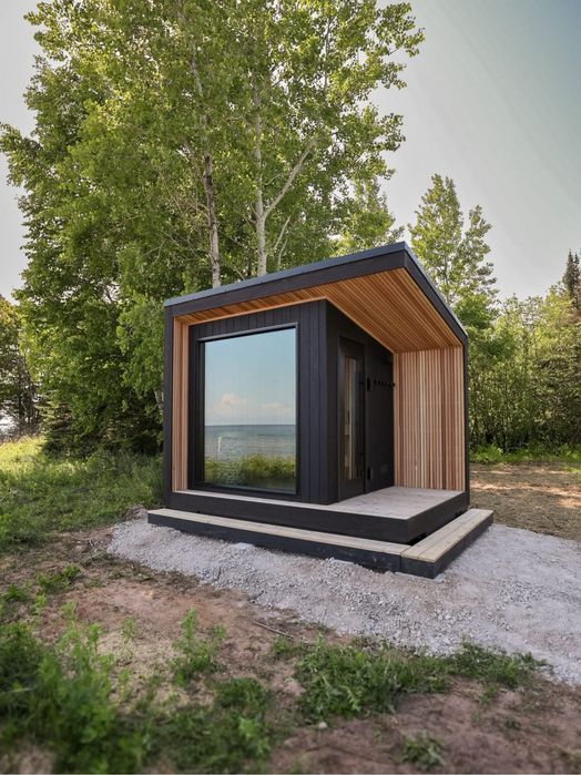 Баня сауна каркасні модульні будинки A-Frame Барнхаус під ключ