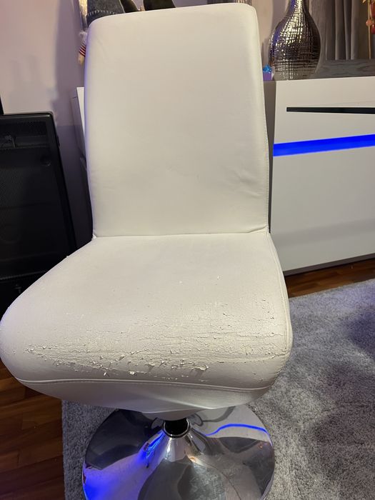 6 Cadeiras brancas usado