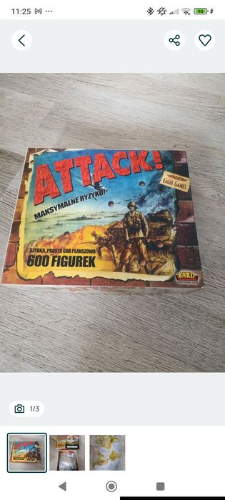 Attack! Maksymalne Ryzyko gra planszowa PL