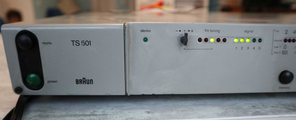 Тюнер Фм приёмник BRAUN T-301 Braun TS 501 Германия
