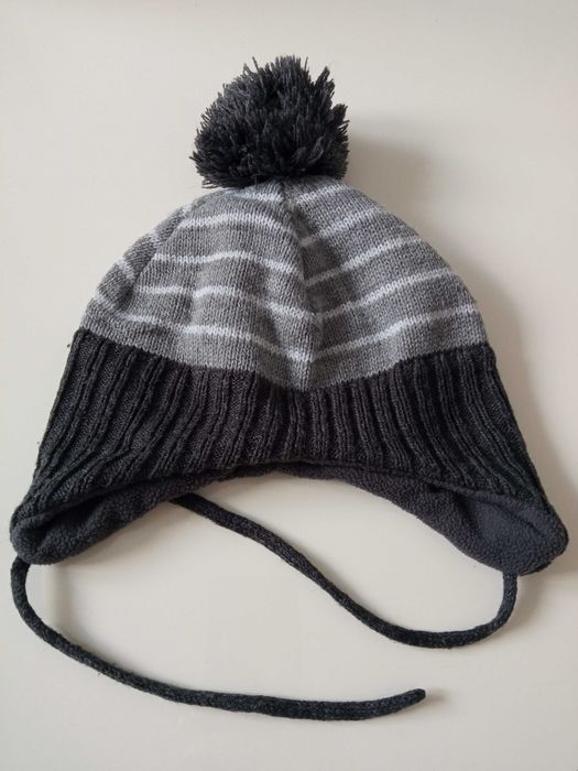 H&M ciepła czapka dziecięca akryl r. 86-92