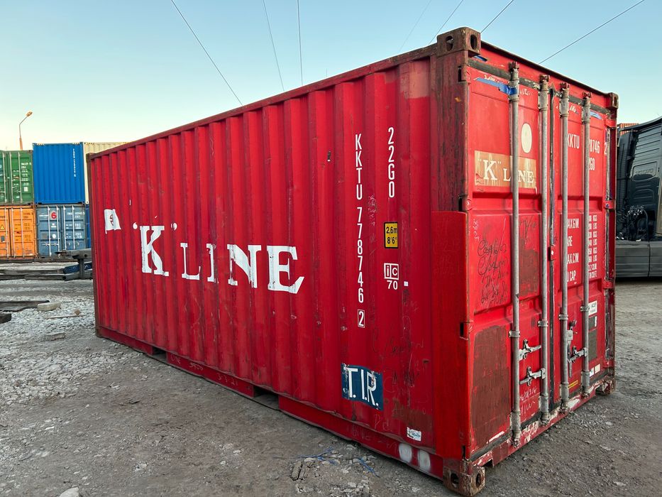 Kontener morski magazynowy 20DV 6 metrowy, używany + transport HDS!