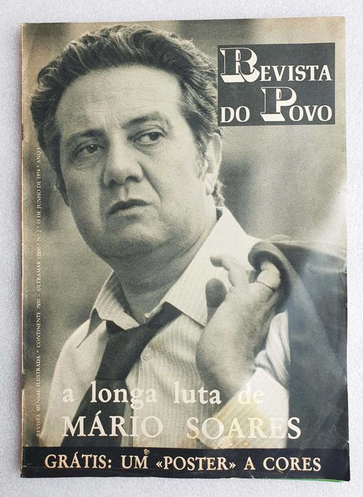 Revista do Povo nº2 ~ "Especial MÁRIO SOARES" ~ Junho 1974 ~ c/Poster