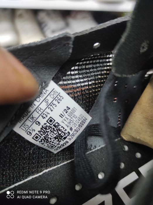 ОРИГІНАЛ 100% Кросівки Adidas Adizero Takumi Sen 10 Shoes - Black 43