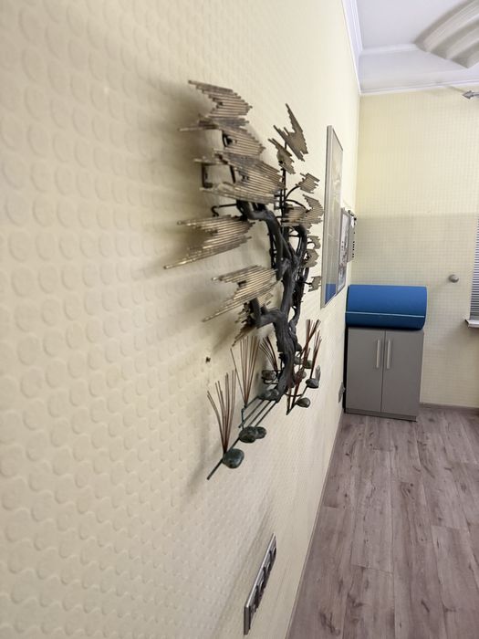 Скульптура панно «Бонсай» з теплим підсвічуванням