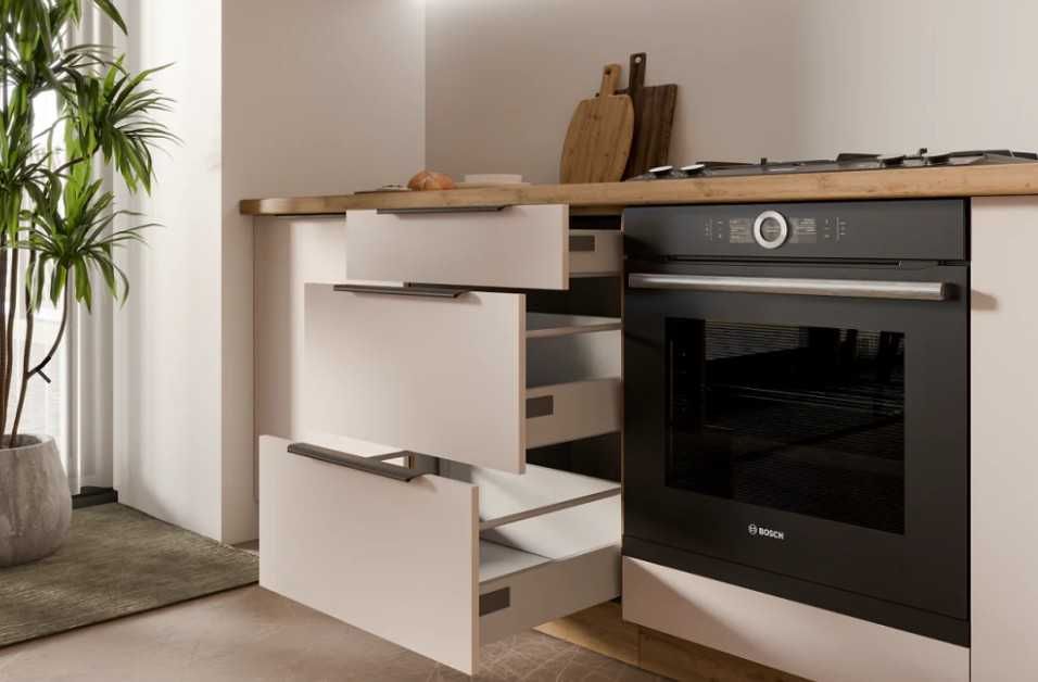 Meble kuchenne systemowe SOLEA modułowe stwórz własną kuchnie kaszmir