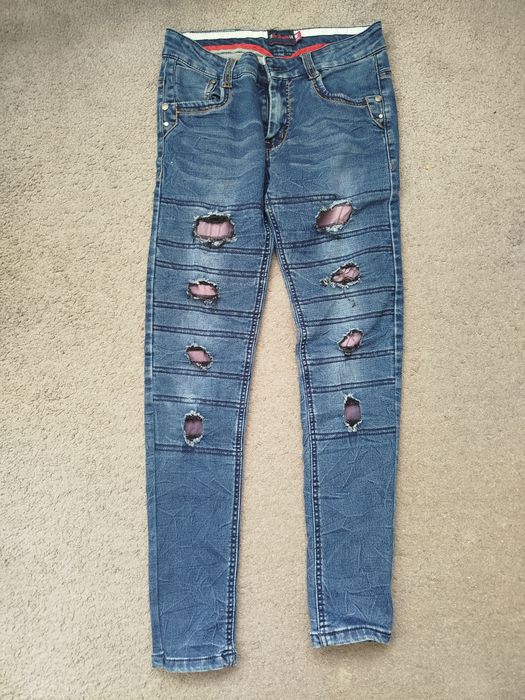 Jeansy rurki chlopiece