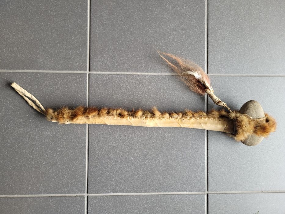 Atrybut indian Ameryki Północnej Nawaho - TOMAHOWK Maczuga oryginalna