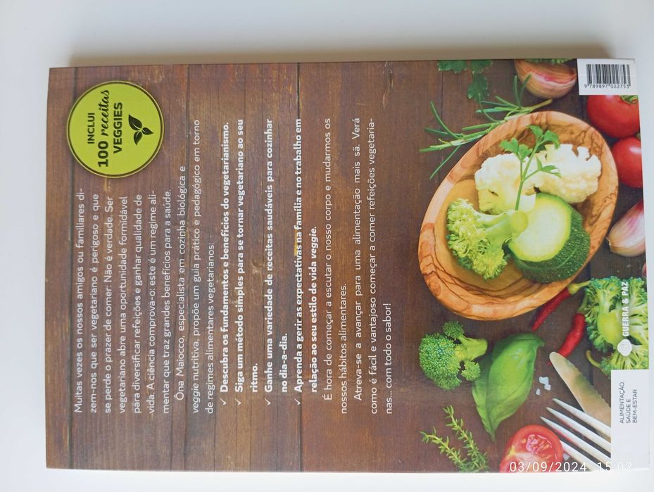 Livro "Eu Como Veggie" (Ôna Maiocco)