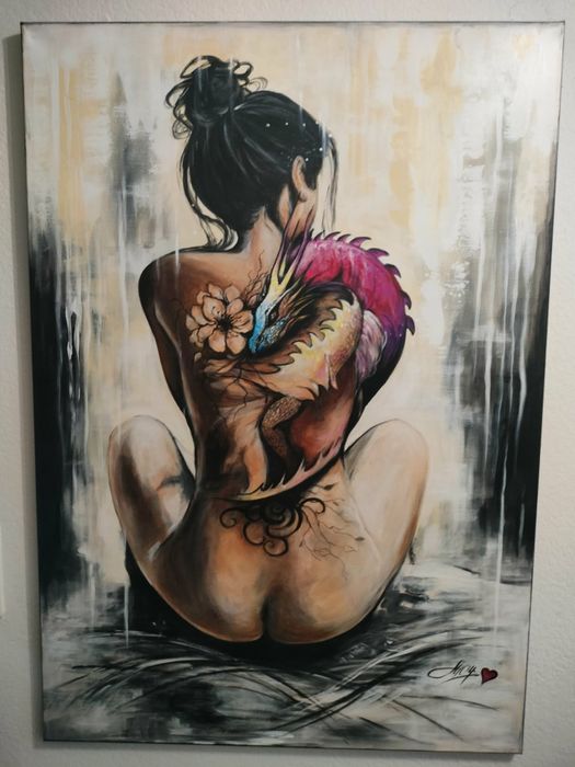 Obraz akryl na płótnie ,werniksowany, wym.100x70