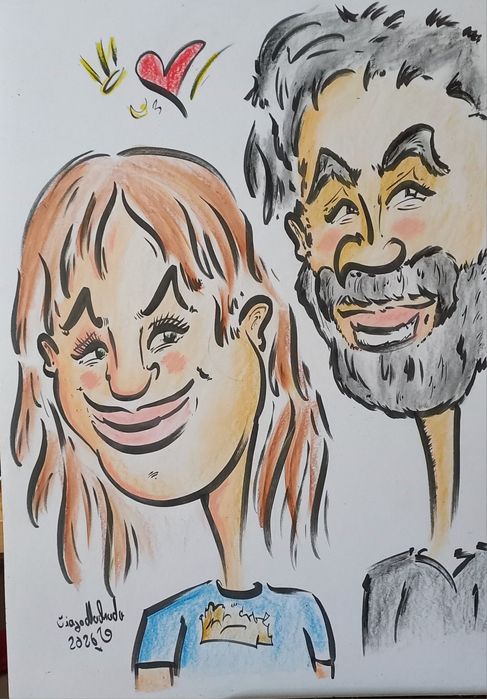 Art original cartoon 30x42cm