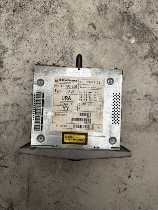 Auto-rádio Original Opel CD 30 Blaupunkt - Astra H / Zafira B / Corsa D