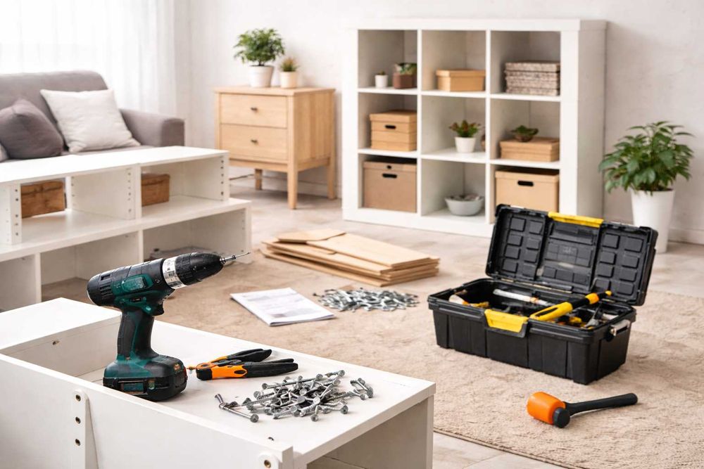 Składanie mebli - IKEA / BRW / Castorama / Jysk itp Sosnowiec Dąbrowa Górnicza okolice