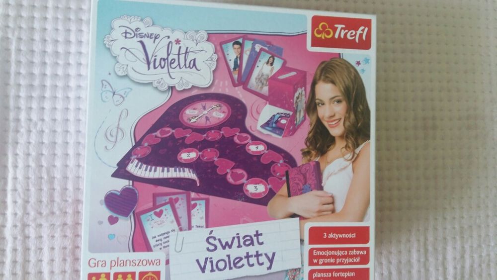 Gra planszowa Violetta Disney  i poradniki książki