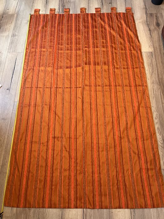 Cortinado Laranja Texturado